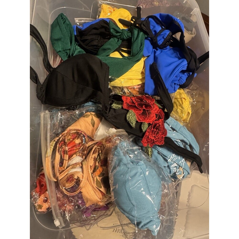Lot of NWT Venice Rani Bikini Swim Suits - 48 Pieces Tops And Bottoms Separates